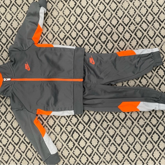 Nike Charcoal and Orange Tracksuit and UnderArmor pants - Picture 1 of 8